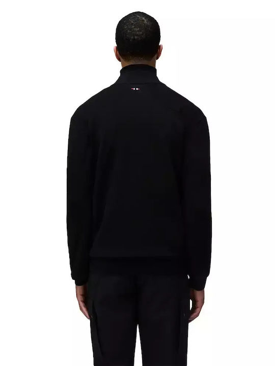 Napapijri Men's Cardigan with Zipper Black