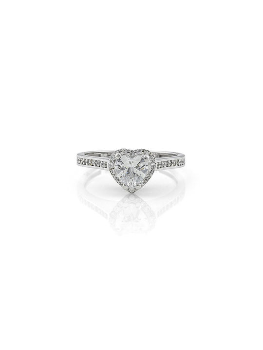Themelidis Jewels Μονόπετρο από Λευκόχρυσο Themelidis Jewels Μονόπετρο από Λευκόχρυσο