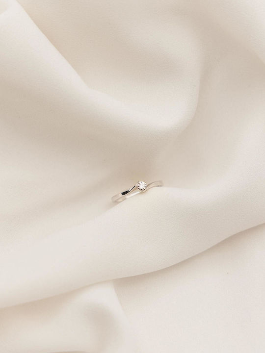 Themelidis Jewels Single Stone with Diamond