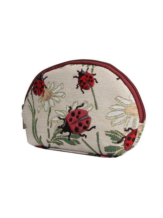 Signare Necessaire Ladybird in Beige Farbe