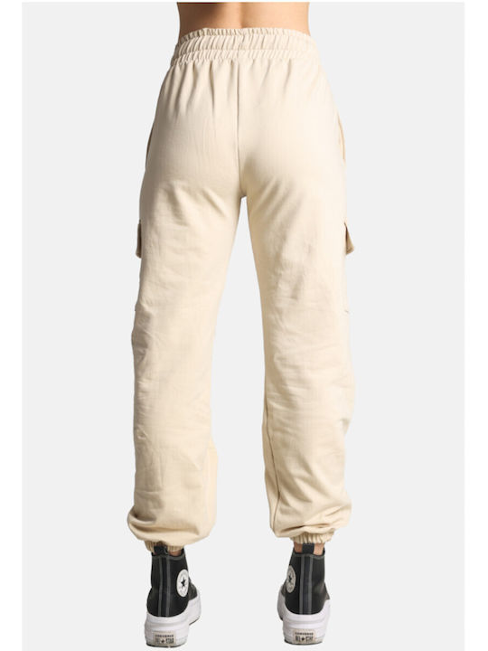 Paco & Co Damen-Sweatpants CREAM