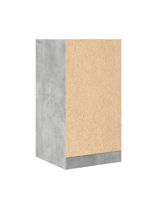 Vidaxl Allzweck-Schubladeneinheit Grau Spanplatte 40x41x77,5cm 1 Stück Grau