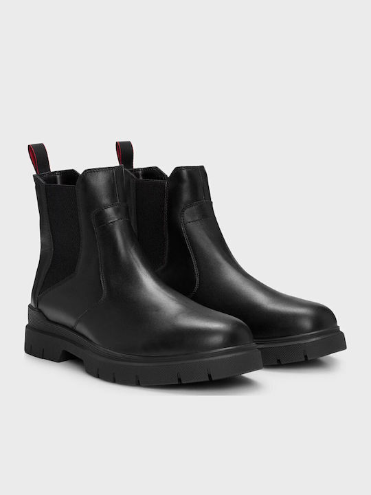 Leather Black Chelsea Boots