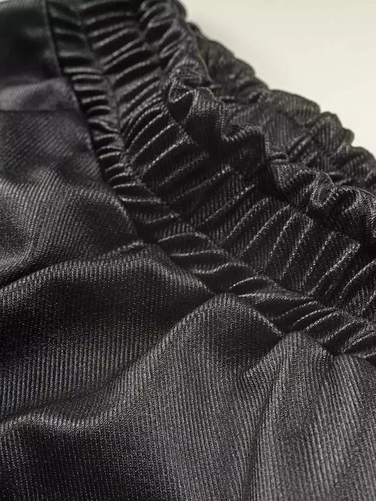 Kids' Cargo Fabric Pants Black