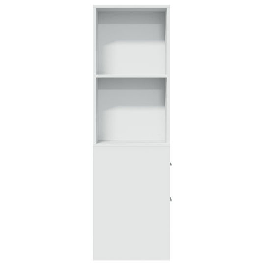 vidaXL Στήλη Μπάνιου Τοίχου Μ22xΒ41xΥ135cm Λευκή
