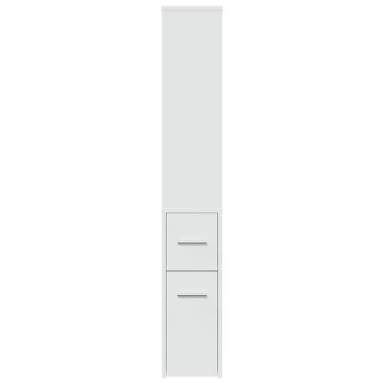 vidaXL Στήλη Μπάνιου Τοίχου Μ22xΒ41xΥ135cm Λευκή