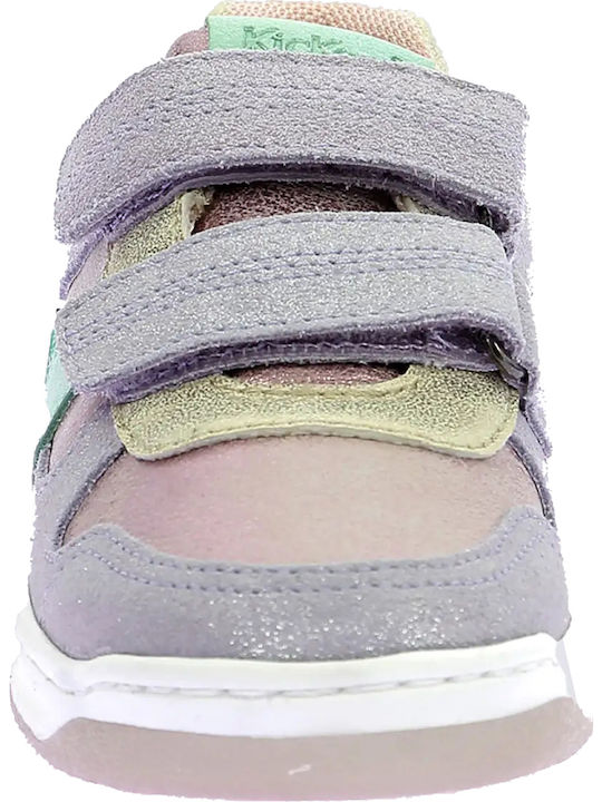 Kalido Παιδικά Sneakers με Σκρατς Μωβ
