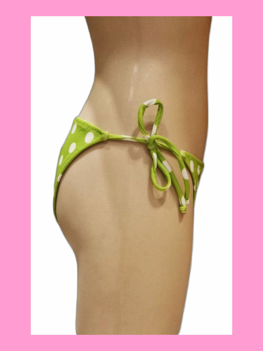 Lida Bikini Slip with Ties Green