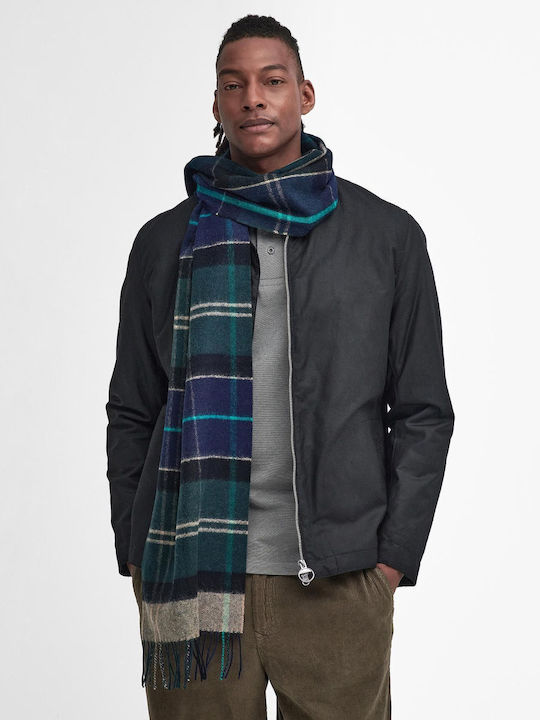 Barbour Men's Wool Scarf Green