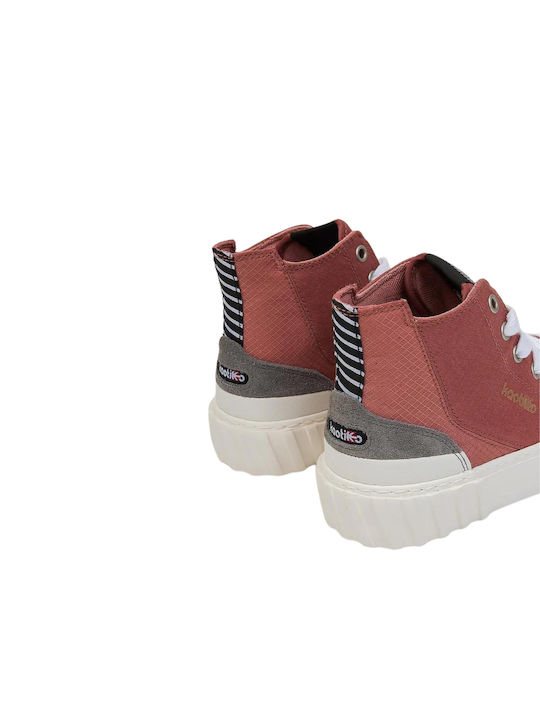 Kaotiko Femei Sneakers Burgundy