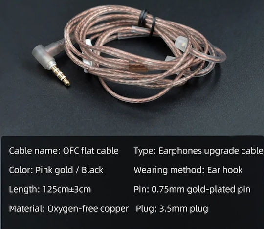 Kz Oxygen-free Replacement Earphone C Pin Mic