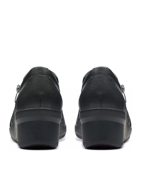 Suttyn Zip Damen Mokassins in Schwarz Farbe