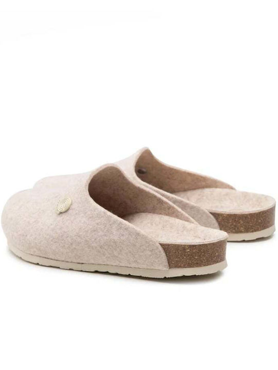 Anatomische Damen Hausschuhe Beige