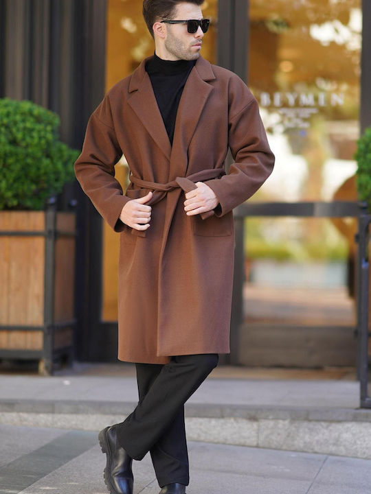 madmext Men's Coat Coffee