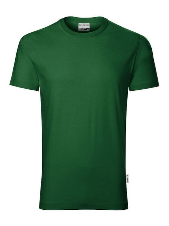 Rimeck Ανδρικό Διαφημιστικό T-shirt Κοντομάνικο σε Πράσινο Χρώμα