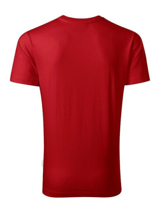 Rimeck Men's Short Sleeve Promotional Blouse Red