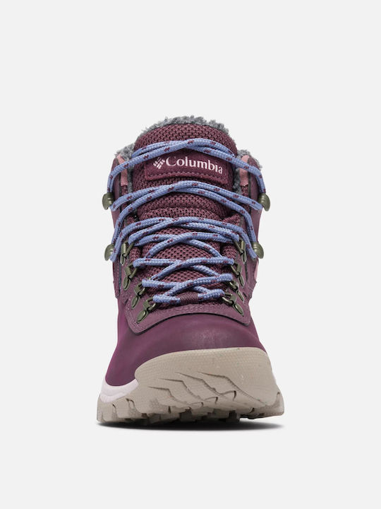 Columbia Newton Ridge Women's Hiking Waterproof Purple Boots