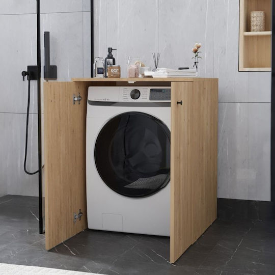 Megapap Gray Cabinet de baie Mobilier pentru baie L70xA66xÎ90cm Stejar