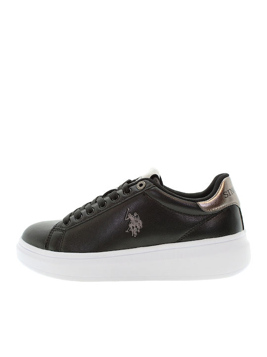 U.S. Polo Assn. Γυναικεία Sneakers Μαύρα