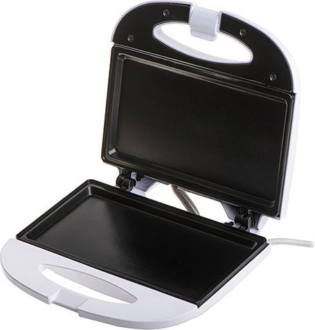 Adler Tischplatte Elektrogrill Glatte Platte 700W mit Deckel 20cmx11cmcm