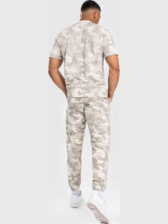 Sweatpants with Elastic Sand Camo