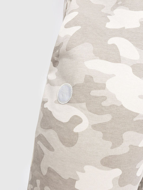 Sweatpants with Elastic Sand Camo