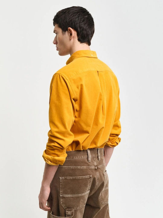 Gant Corduroy Shirt Yellow