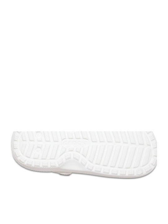 Kids Slippers White Classic Lined Clog