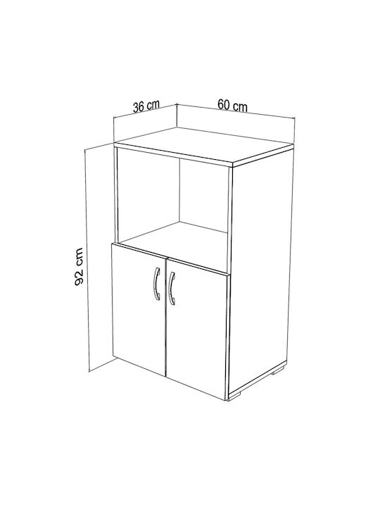 Upper Oven Cabinet Floor Natural Color