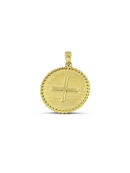 Themelidis Jewels Charm Amulet Constantine from Gold 14K