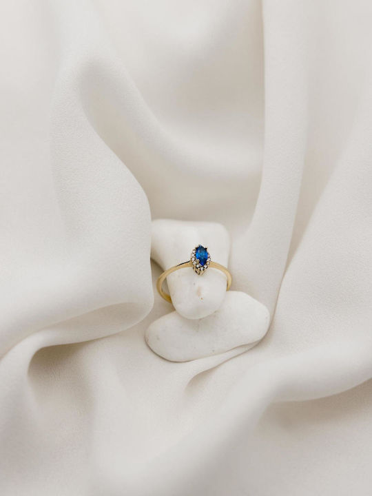 Themelidis Jewels Γυναικείο Δαχτυλίδι Χρυσό 14Κ