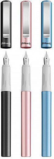 Pelikan Replacement Nib Medium Black made of Steel with Black Ink and with 1 Replacement Nibs