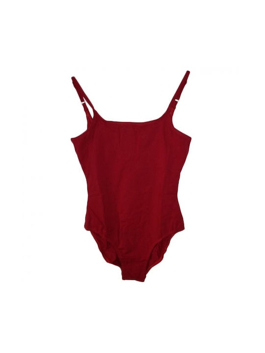 Godance Bodysuit in Burgundy color