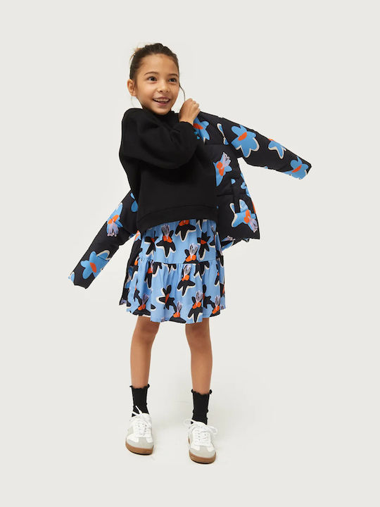 Kinder Rock Blumen Hellblau