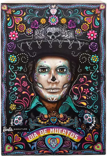 Barbie Dia De Los Muertos Collectible Boy Doll Ken Dia De Muertos for 3+ years+ Years 29cm
