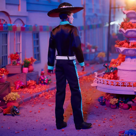 Barbie Dia De Los Muertos Collectible Boy Doll Ken Dia De Muertos for 3+ years+ Years 29cm