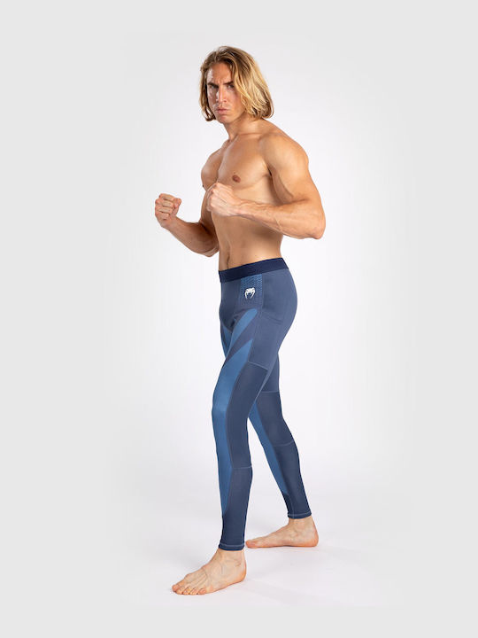 Venum Long Men Martial Arts Leggings Blue