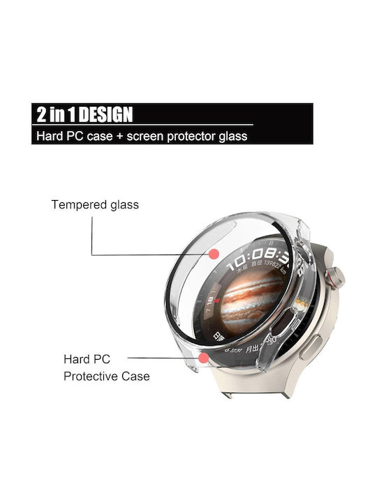Defense Frame in Transparent color for Huawei Watch 4 PRO, Huawei Watch 4 Pro Space Edition