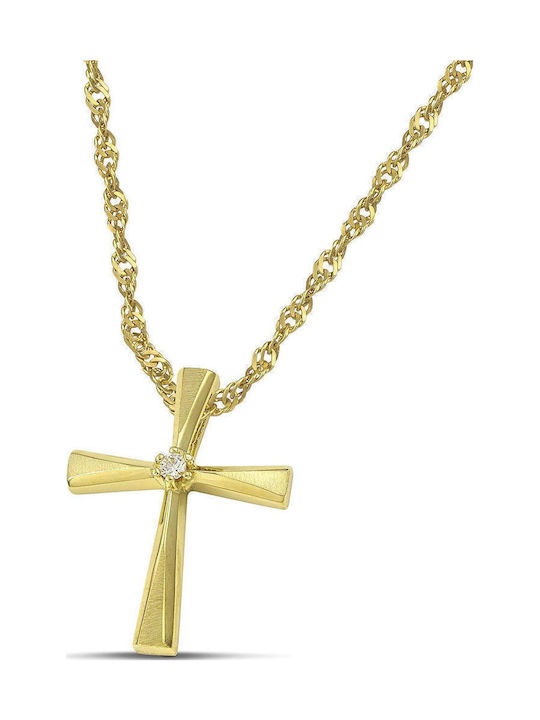 Themelidis Jewels Дамски Златен Кръст 14K