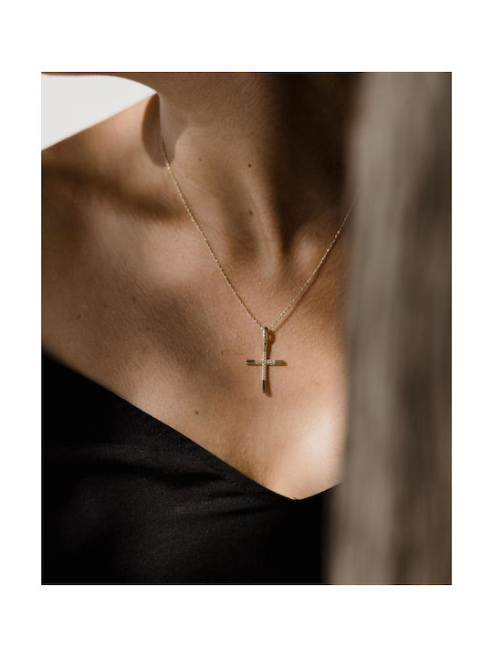 Themelidis Jewels Women's Gold Cross 14K