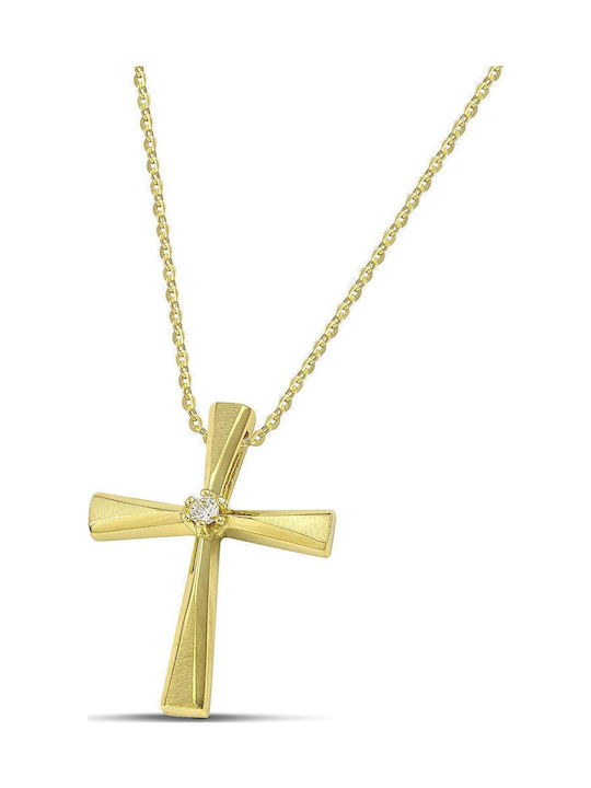 Themelidis Jewels Дамски Златен Кръст 14K