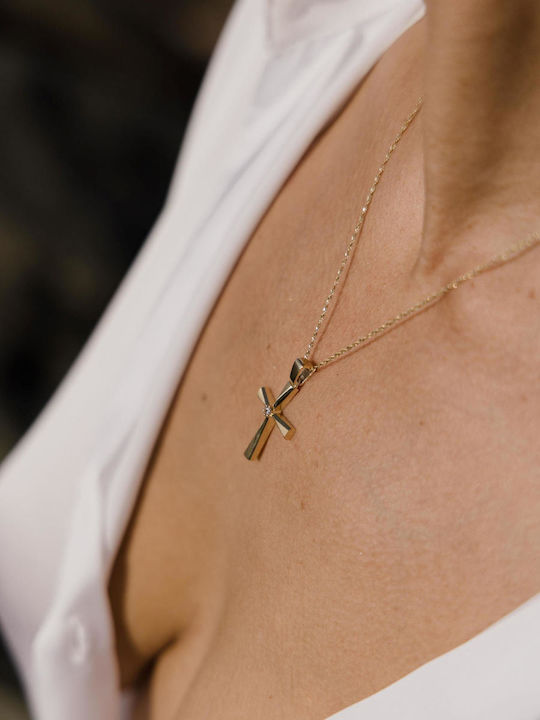 Themelidis Jewels Women's Gold Cross 14K