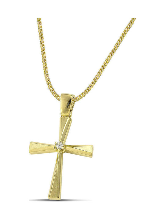 Themelidis Jewels Women's Gold Cross 14K