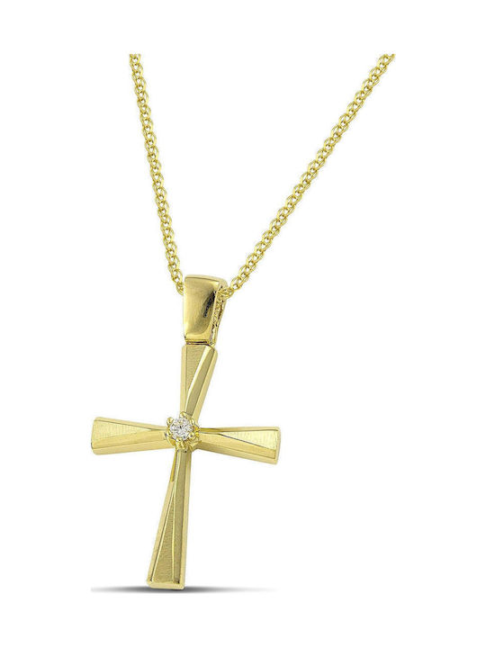 Themelidis Jewels Women's Gold Cross 14K