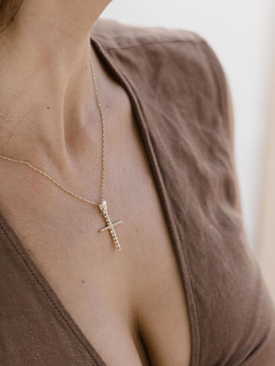 Themelidis Jewels Χρυσός Σταυρός 14Κ Themelidis Jewels Χρυσός Σταυρός 14Κ
