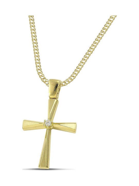 Themelidis Jewels Women's Gold Cross 14K