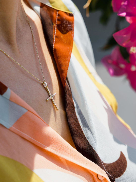 Themelidis Jewels Χρυσός Σταυρός 14Κ Themelidis Jewels Χρυσός Σταυρός 14Κ