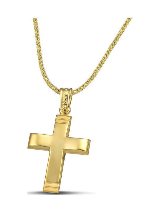Themelidis Jewels Herren Gold Kreuz 14K