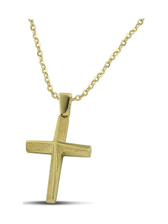 Themelidis Jewels Men's Gold Cross 14K