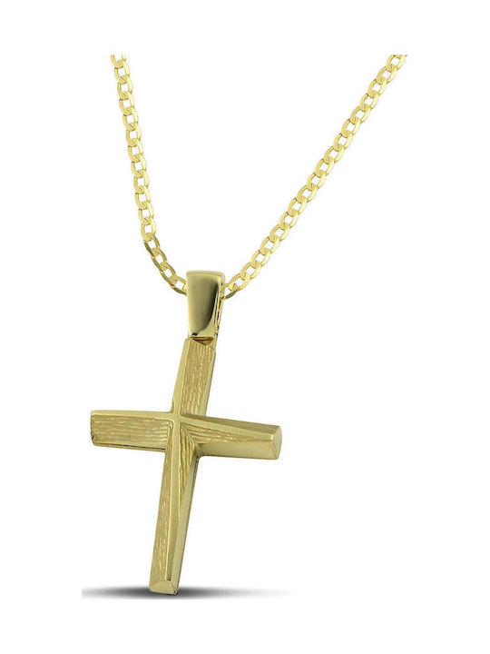 Themelidis Jewels Men's Gold Cross 14K